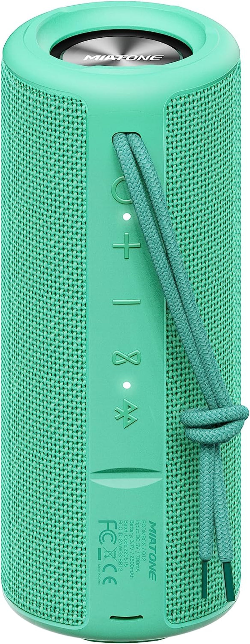 Miatone Boombox Outdoor Portable Bluetooth Speakers Wireless Speaker Waterproof - Green